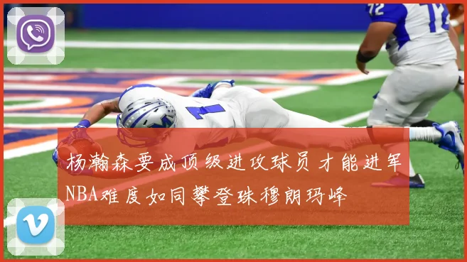 杨瀚森要成顶级进攻球员才能进军NBA难度如同攀登珠穆朗玛峰